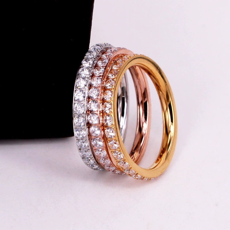 Crystal Tennis Ring
