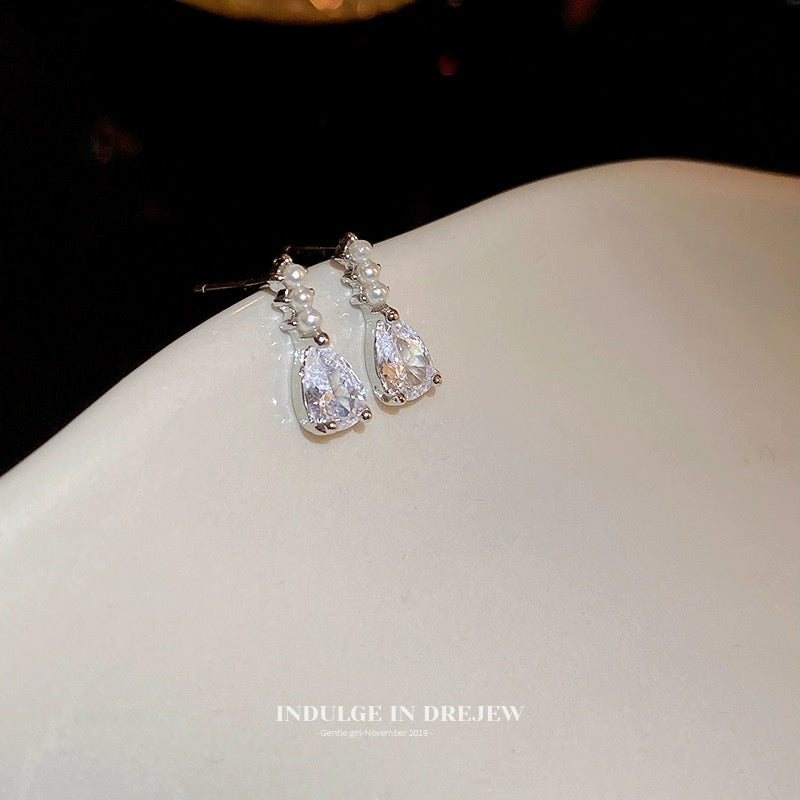 Crystal Teardrop Earrings
