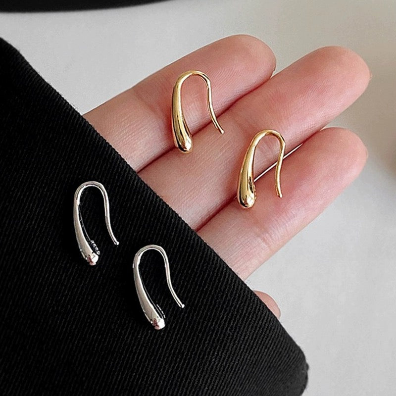 Silver Teardrop Earrings
