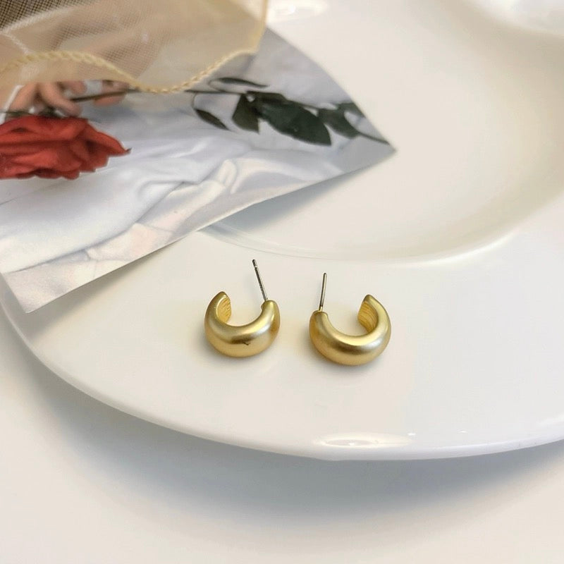 Gold Plated Bold Earrings