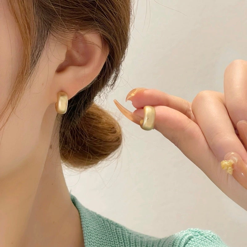 Gold Plated Bold Earrings