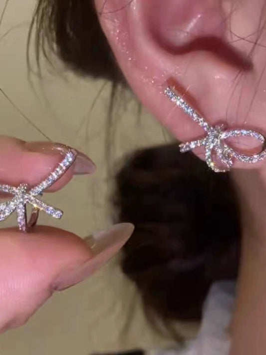 Crystal Rosette Earrings