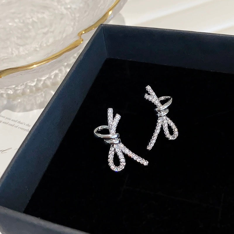 Crystal Bowknot Earrings