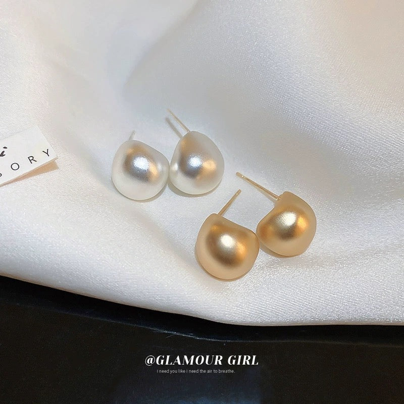Silver Palla Stub Earrings