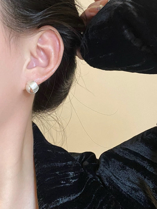 Silver Knot Earrings
